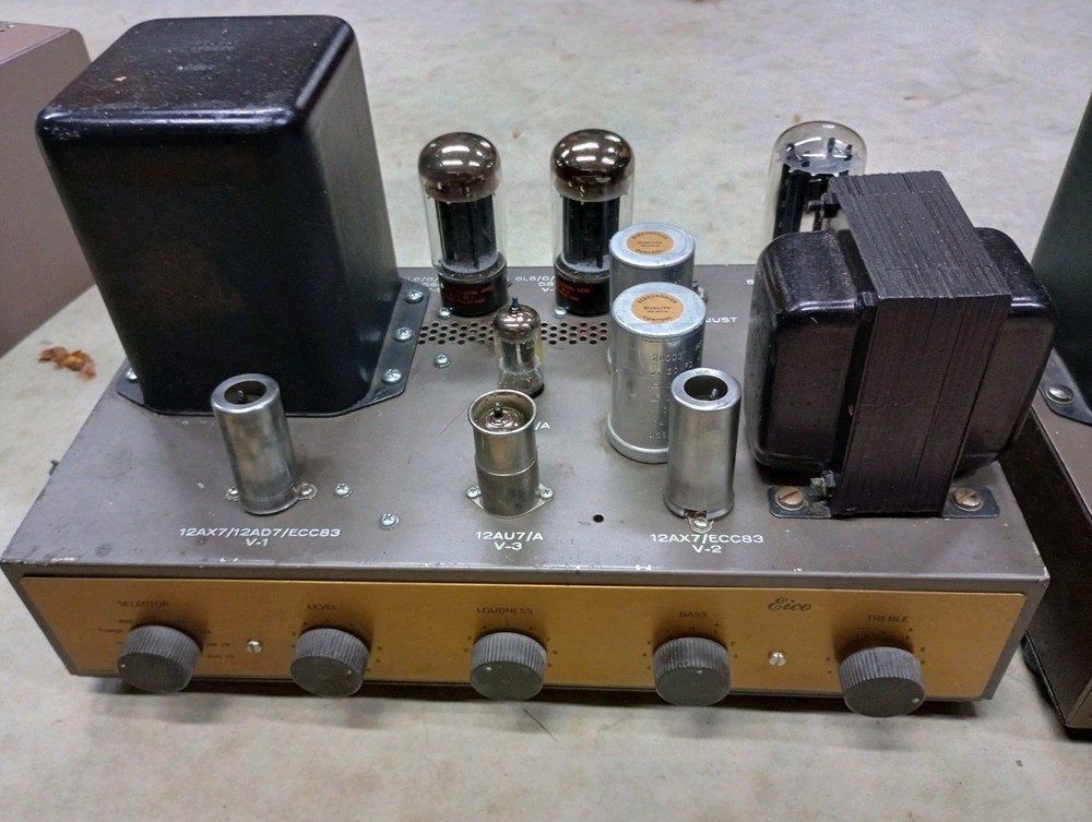 2 Eico HF20 Amplifiers -serviced Working