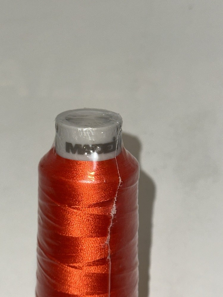 MADEIRA (10 PACK) Polyneon #40 Polyester Embroidery Thread 2500m Orange 1987