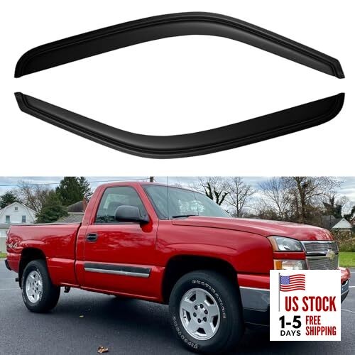 Window Visors Rain Guards for 1999-2007 1999-2007 silverado/sierra regular