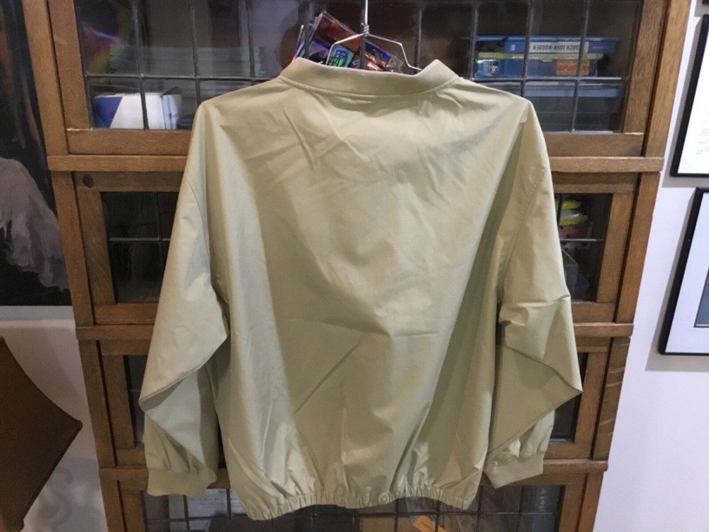 NWT 2012 Ryder Cup Tan VELOCITY Pullover GOLF Windbreaker SZ M - Cool