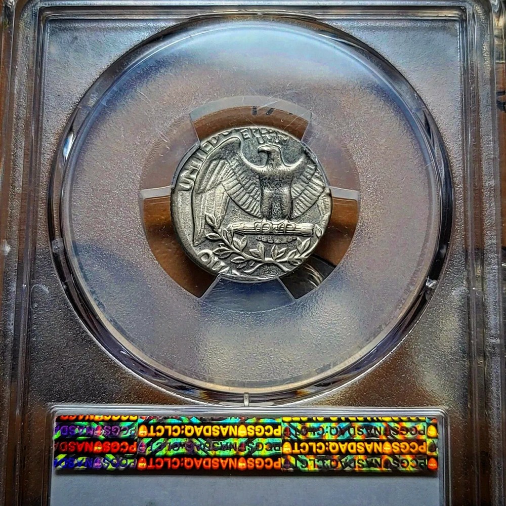 1965-98 Washington Quarter Mint Error Struck On 10C Planchet