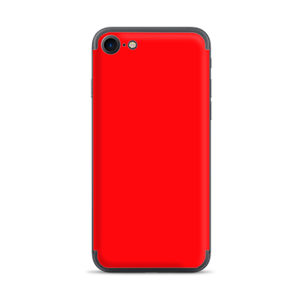 Apple iPhone 7 / 8 Skins Decal Wrap Solid Red color