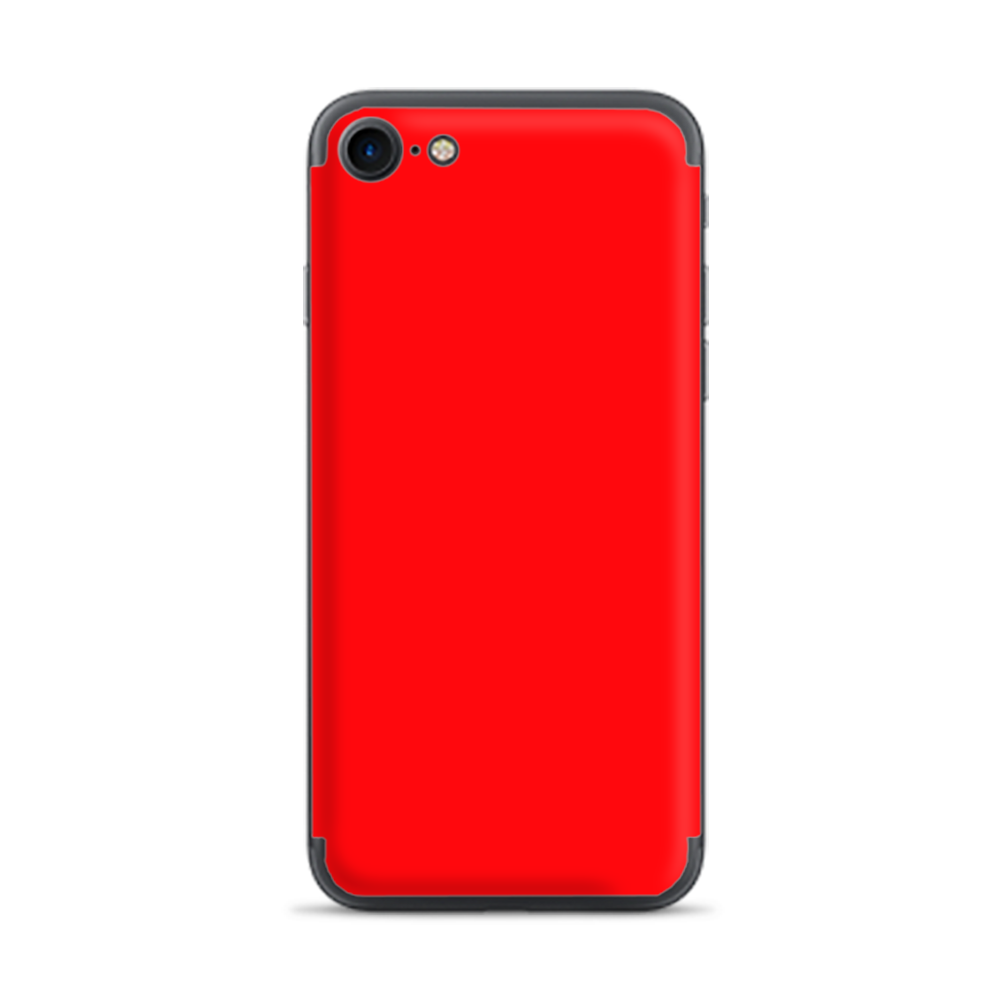 Apple iPhone 7 / 8 Skins Decal Wrap Solid Red color