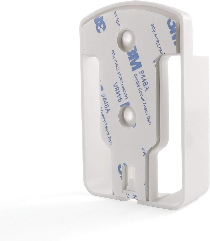 E-outstanding Remote Control Rack Holder White Wall-Mounted Organizer