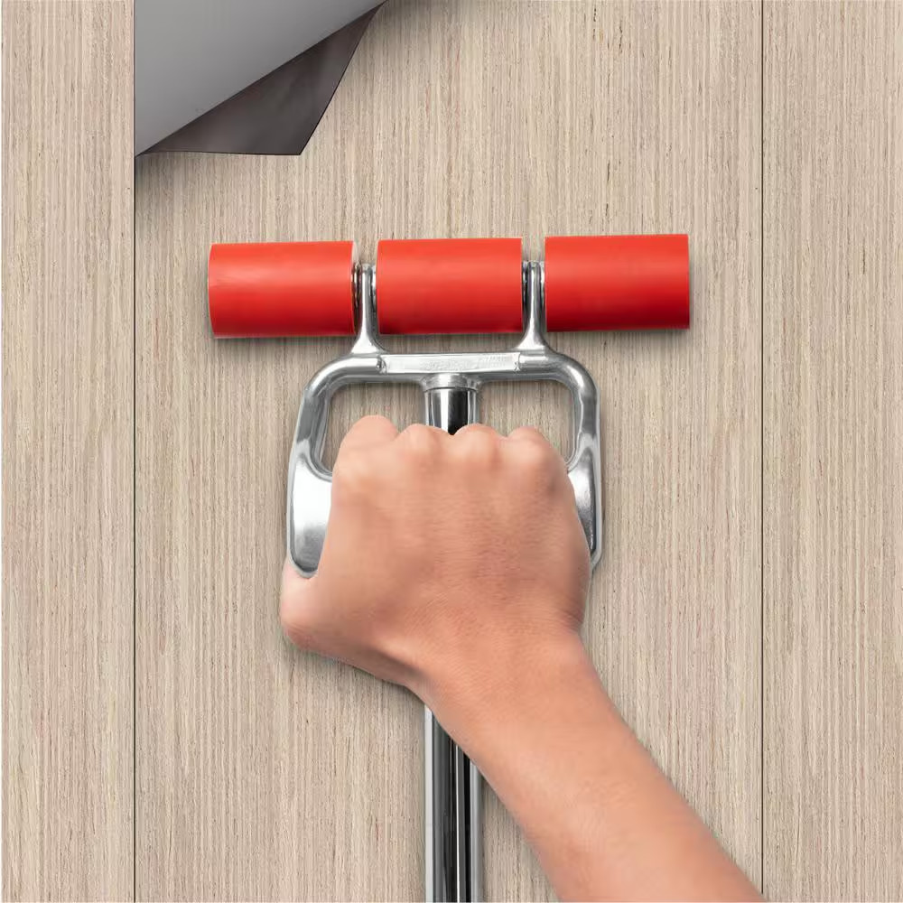 POWERTEC Extendible Roller Heavy-Duty Die-Cast Leverage Handle 27 in. Depth