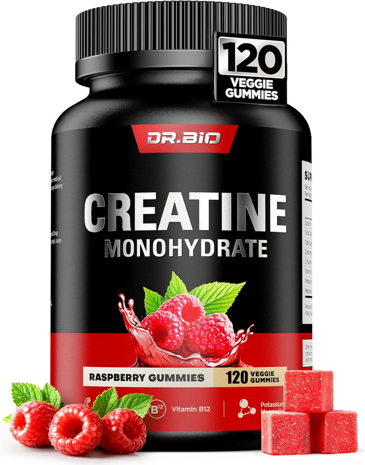 Instant Boost Creatine Monohydrate Gummies, Complex Creatine with Real 5000mg Cr