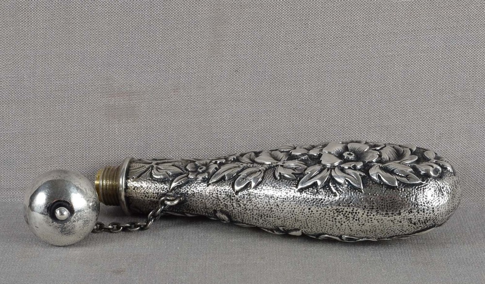 Victorian sterling silver PERFUME BOTTLE