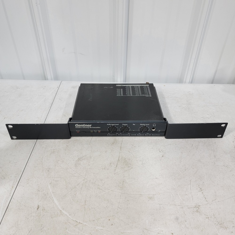 Gentner TX-37 FM Assisted Listinening Transmitter Adaptive Processing