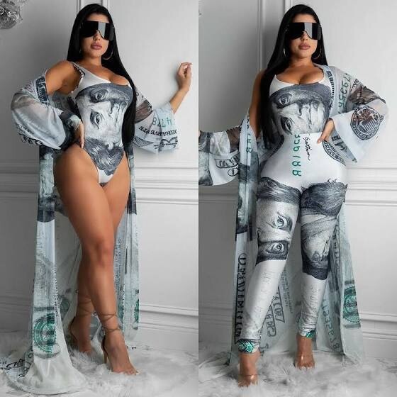 Money Print 3 Piece Set (Medium)