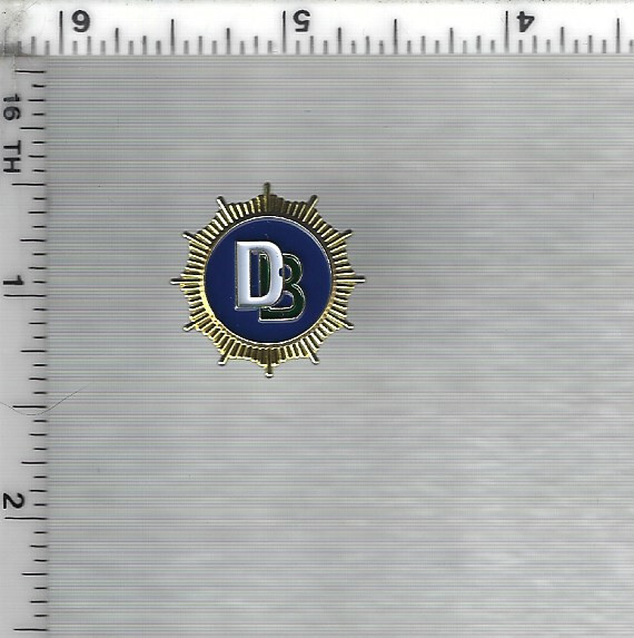 Detective Bureau  1-inch Starburst  Lapel Pin