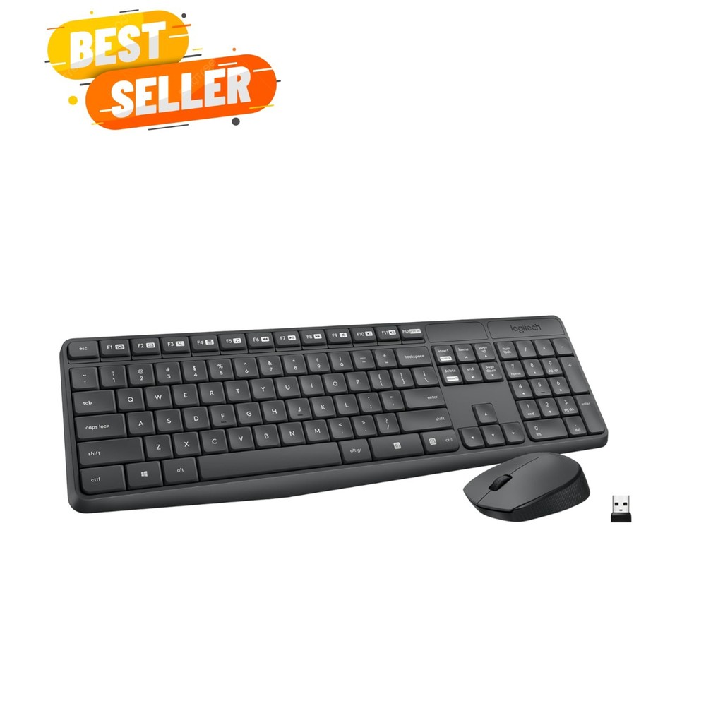 Complete MK235 Wireless Input Kit: Effortless Setup, Comfort & Sustainability