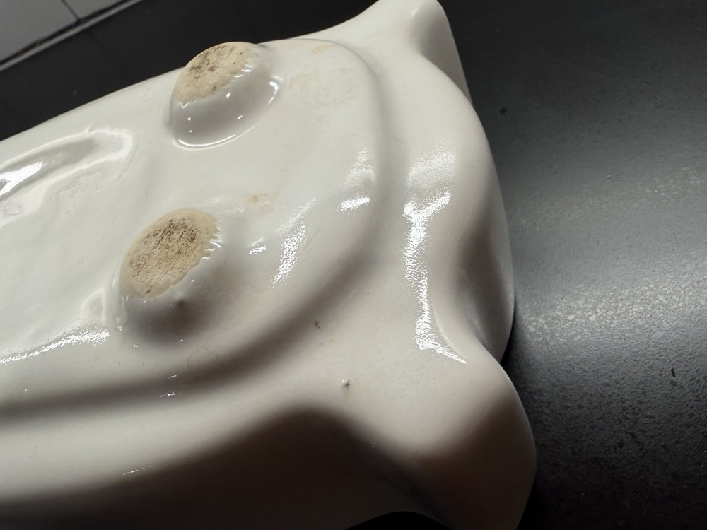 Vintage UPCO White Pottery Planter
