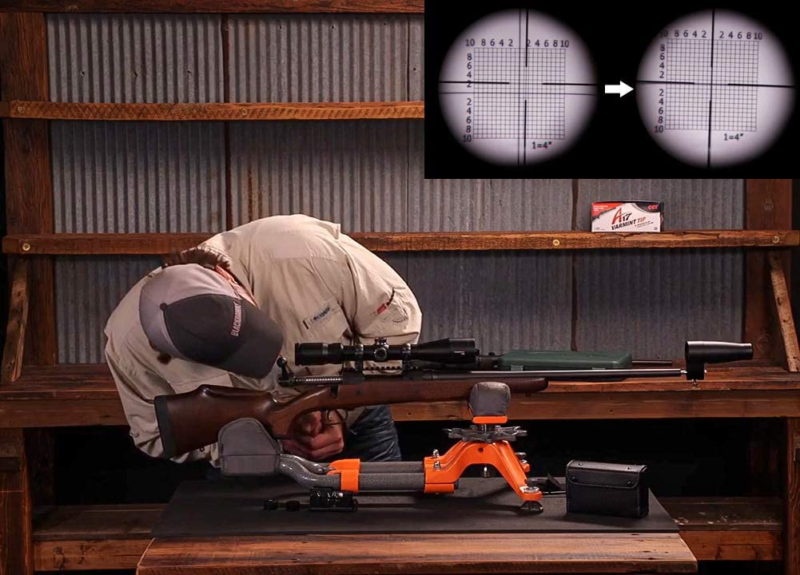 Rifle Scope Boresighter Kit Precision Accuracy Bore Sighter Sighting Set Arbor