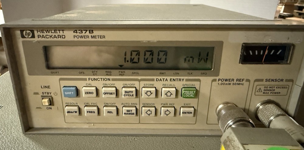 HP / Agilent 437B RF Power Meter Tested