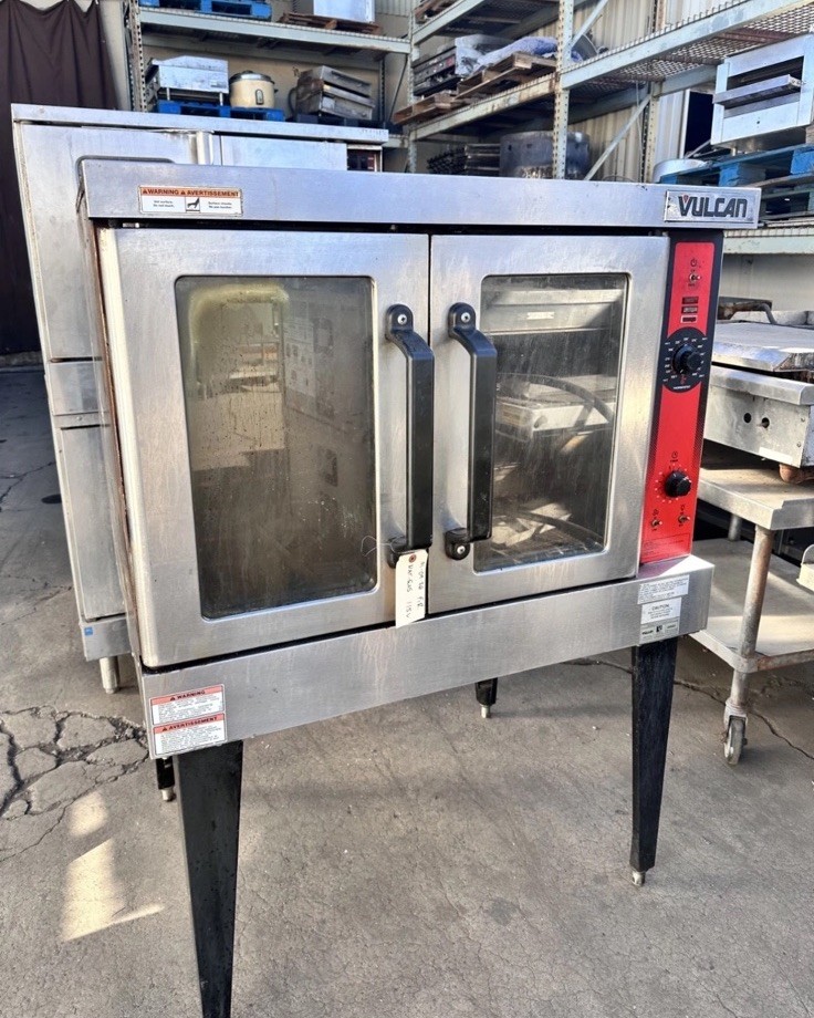 Vulcan Single Stack Convection Oven Natural Gas