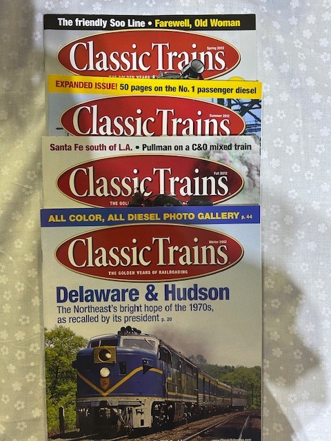 Classic Trains Magazine Winter, Summer, Fall, Spring 2012