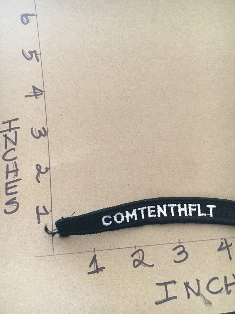 US NAVY SHOULDER STRIP TAB rocker Patch COMTENTHFLT