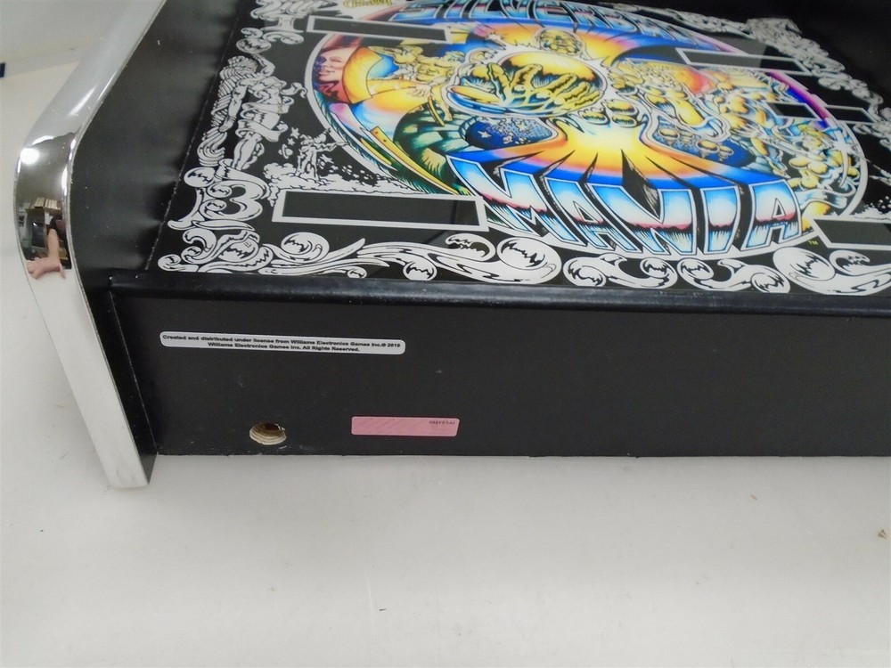 Bally SilverBall Mania Pinball Head LED Display light box