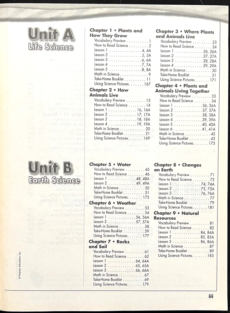 3rd Grade - SCIENCE - WORKBOOK - TEACHER GUIDE (2005, Scott Foresman)