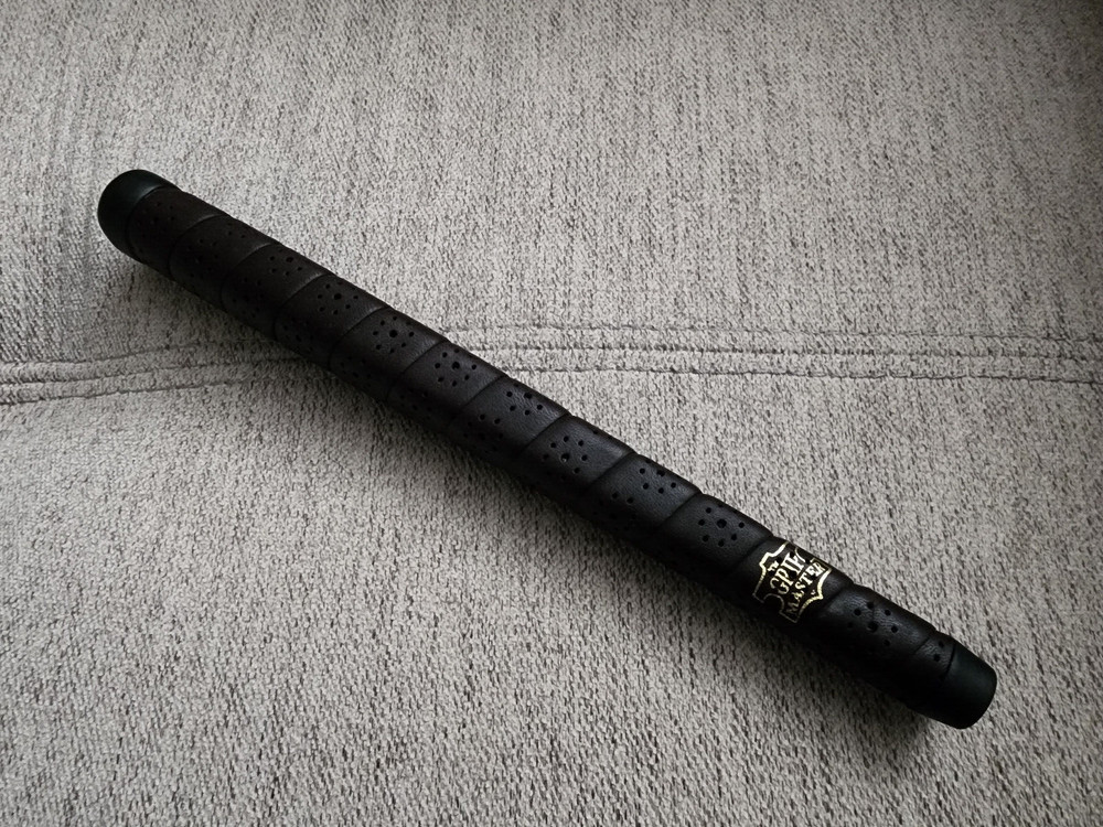 The Grip Master Genuine Leather Pro Perf Classic Wrap Putter Grip Black⛳⛳⛳