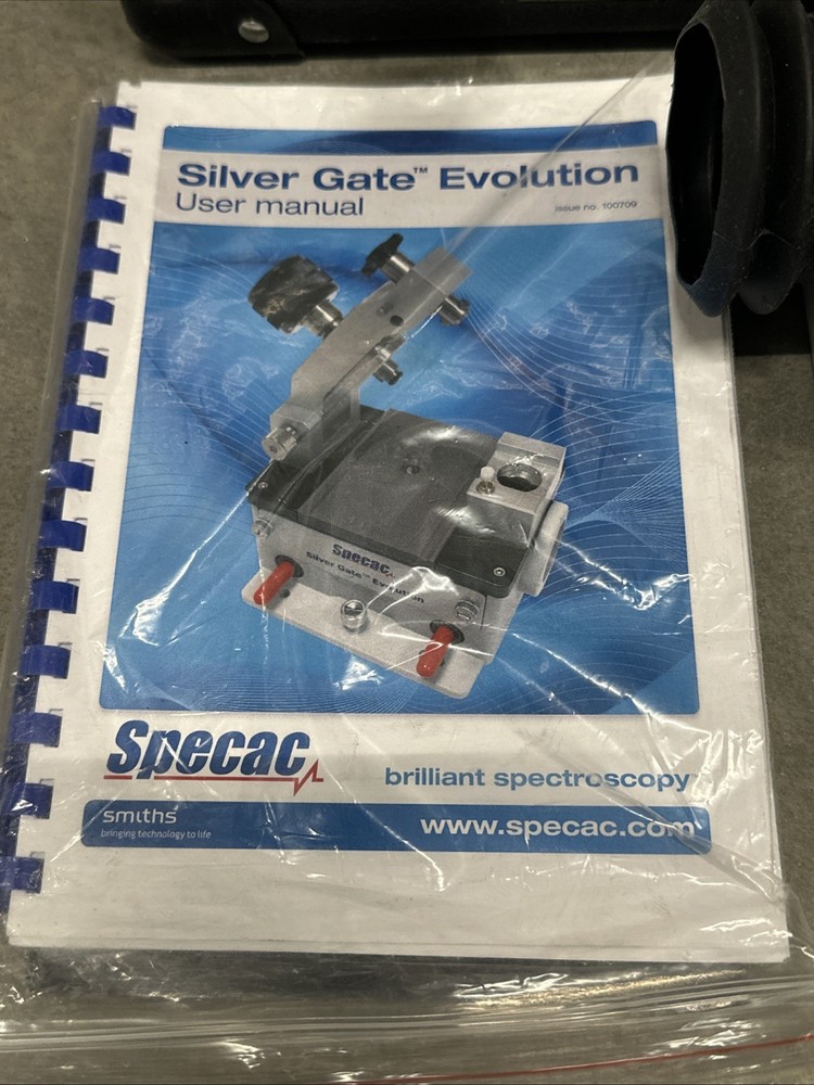Specac Silver-Gate Evolution Single Reflection ATR Spectroscope ZnSE Lab