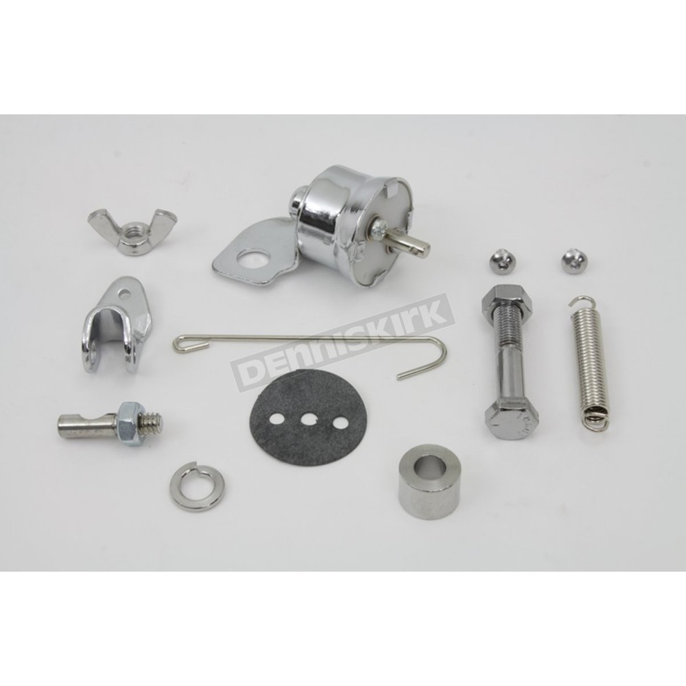 Volt Tech Chrome Mechanical Pull Type Brake Light Switch Kit - 32-7605