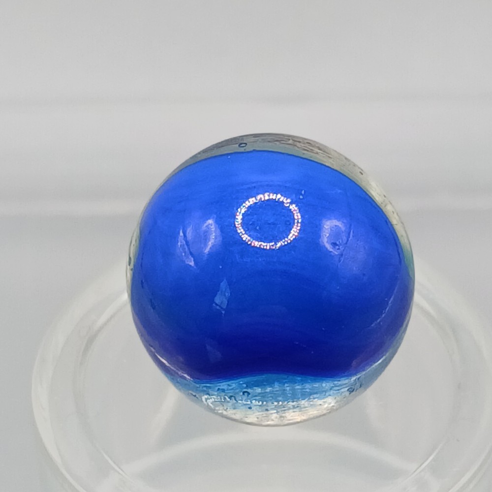 .61" Vintage Vitro Blue Phantom Conqueror Marble #Q98