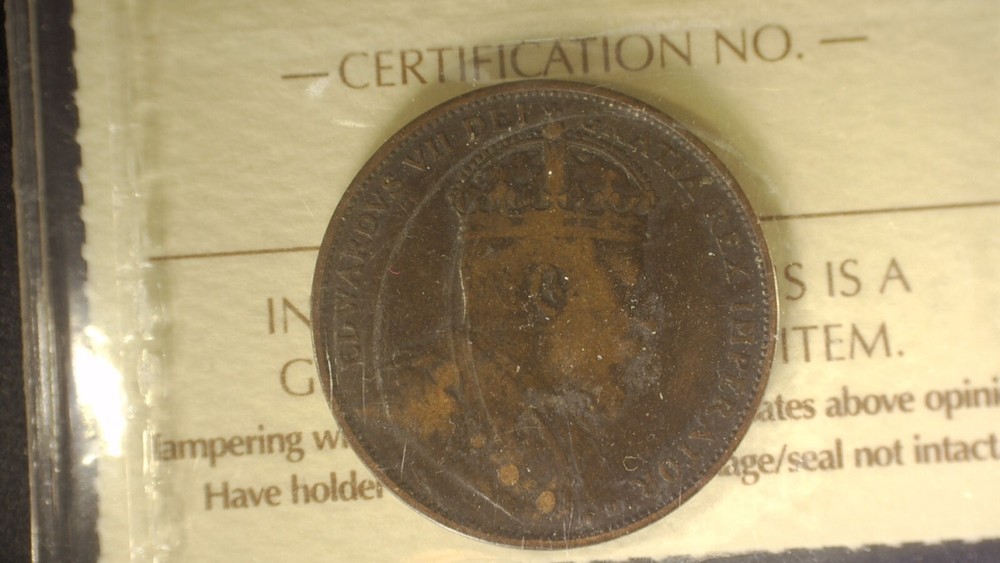 1904H - NFLD - 1 Cent - ICCS GRADED - ***F-15***