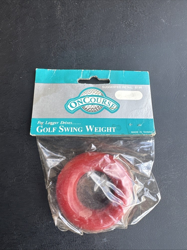 On Course Golf Swing Weight Donut (Warm-Up Practice Device) NEW