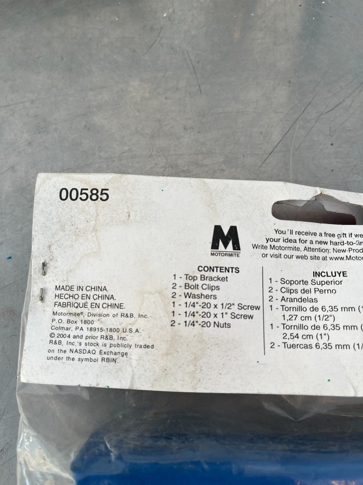 00585 Genuine Dorman BATTTERY HOLD DOWN KIT