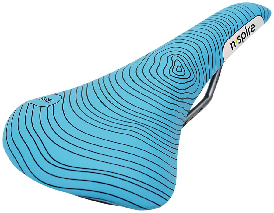Smanie N.Spire Saddle - Chromoly, Microfiber Blue, 156