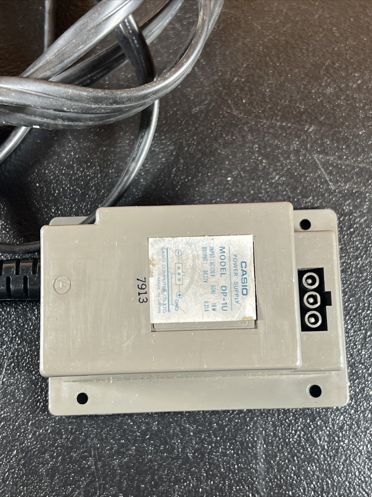 Casio DP-1U Power Supply Input 120V Output DC22V .35A