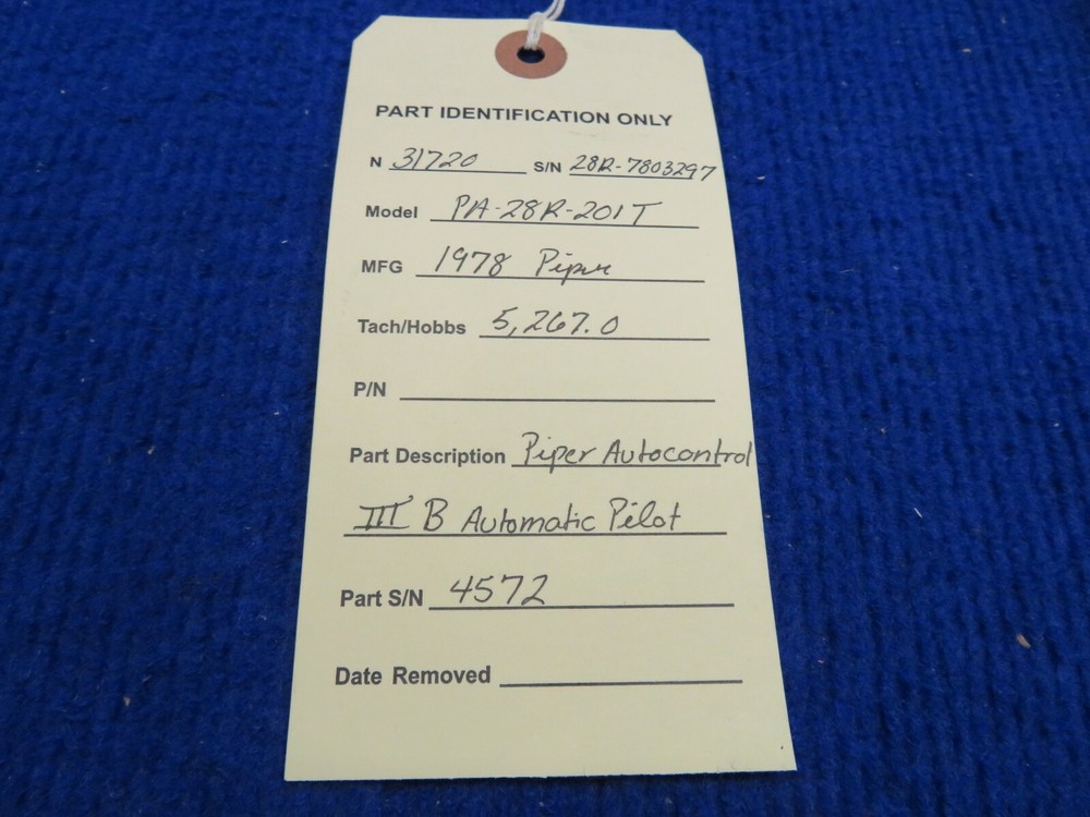 Piper Autocontrol III B Automatic Pilot Computer / Controller (0222-826)