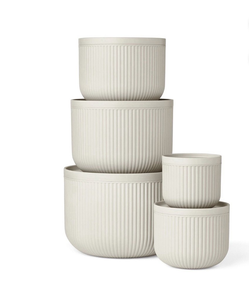 Member's Mark 10-Piece Serving Bowl Set Cream