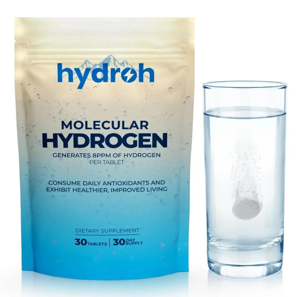 Hydrogen Water Tablets – Molecular H2 Antioxidant Drink Tabs