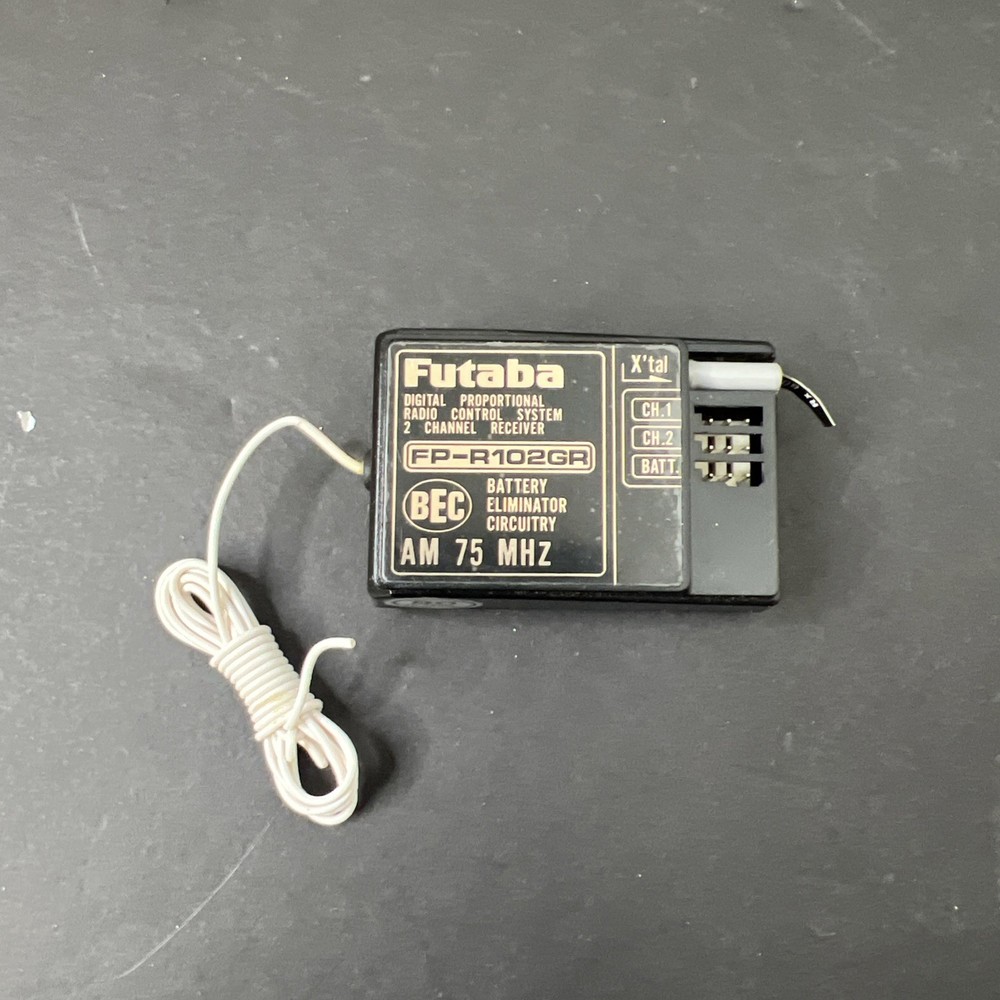 FUTABA MODEL FP-2GS DIGITAL 2 CHANNEL RADIO CONTROL Missing Servos Open Box