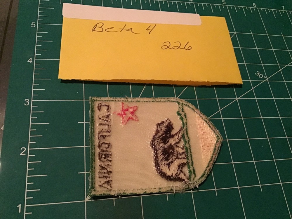 VTG Voyager CALIFORNIA with Bear Sew On Patch