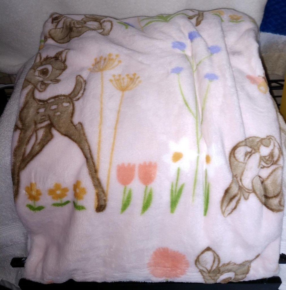 Disney BAMBI Plush Throw 50" x 70" New