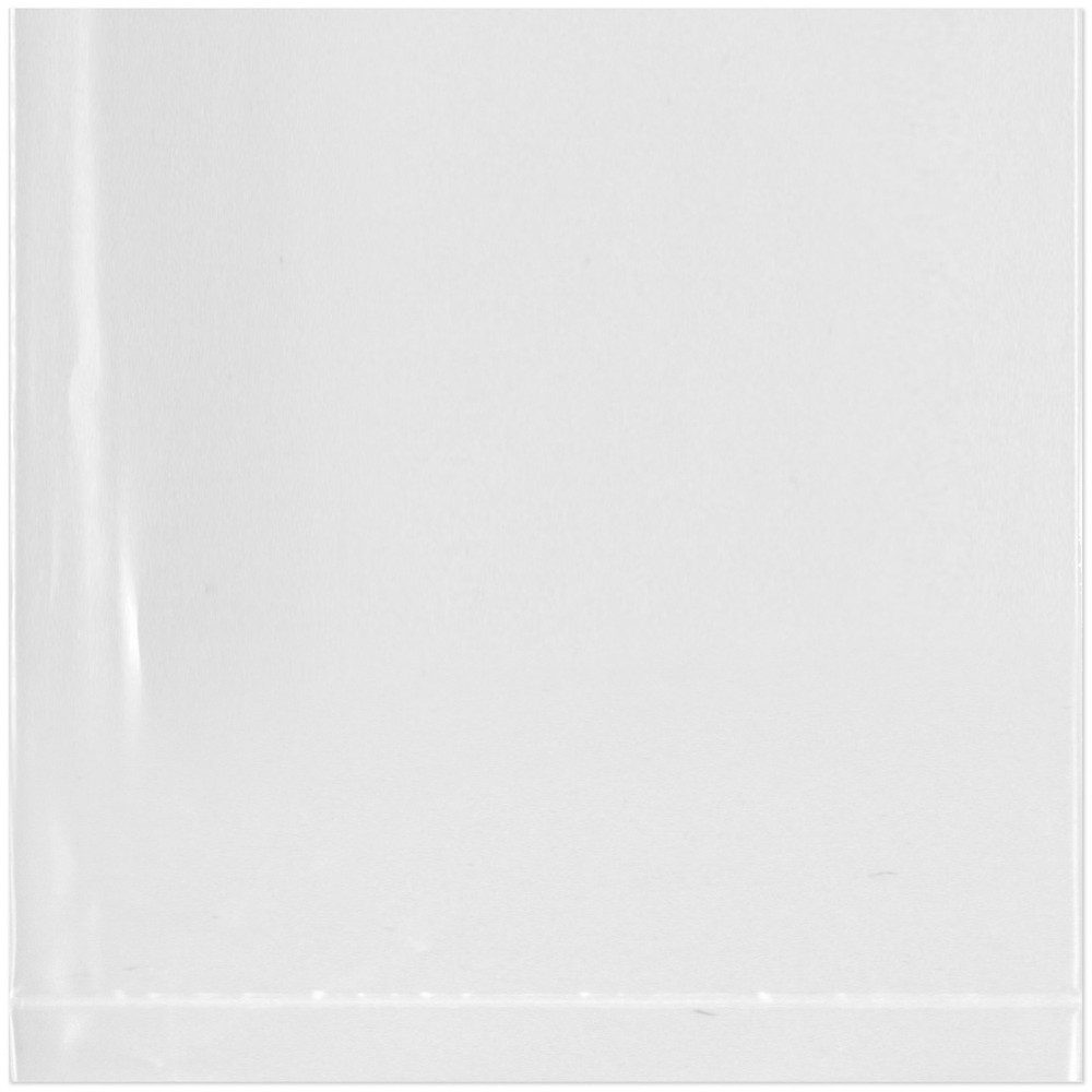 Plymor 3" x 3", 4 Mil Flat Open Clear Plastic Poly Bags