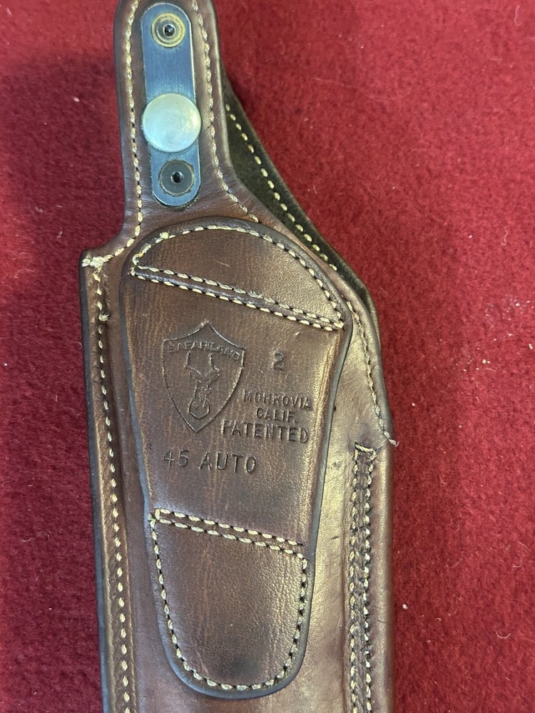 Monrovia Cal Pentented Leather Holster 45 Auto