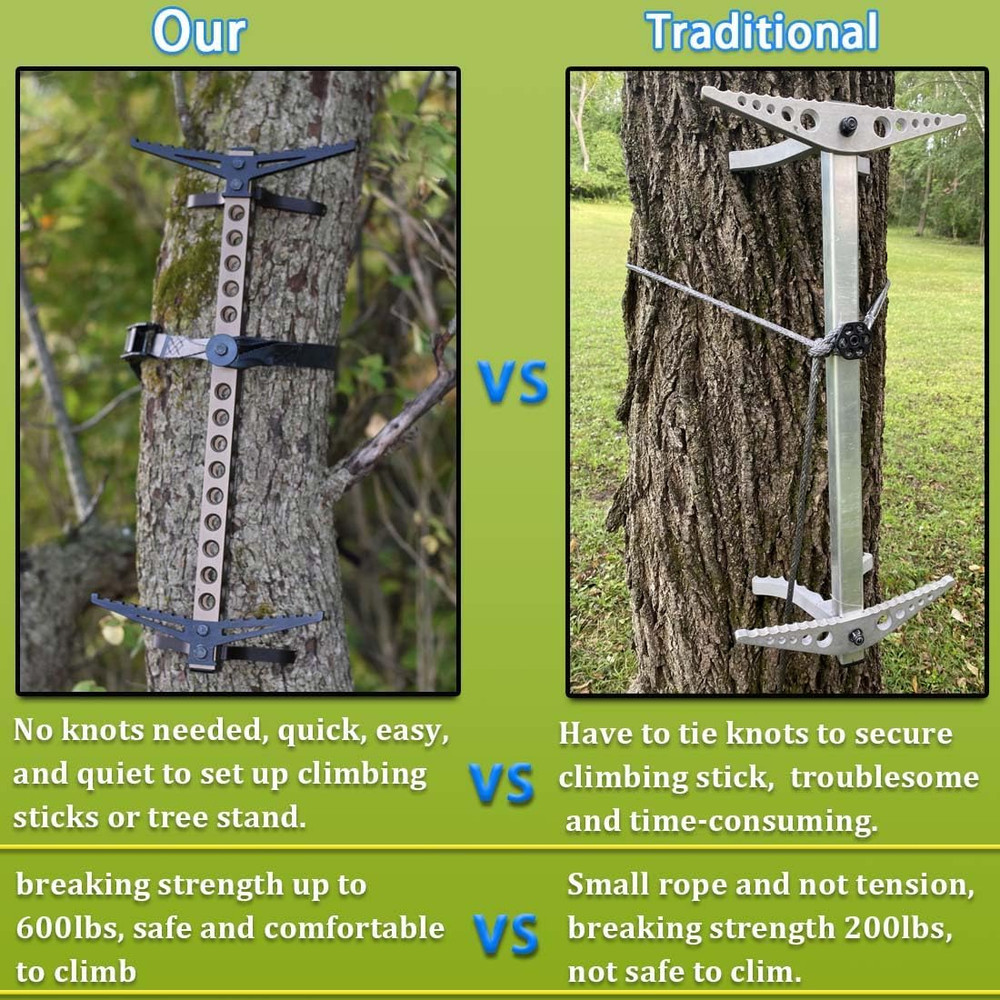 Climbing Stick Straps, Tree Stand Strap, Climbing Steps Replacement Strap, Climb