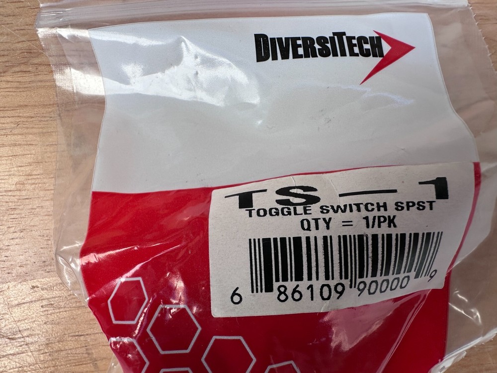 DIVERSITECH SPST Toggle Switch TS-1, Lot of 9