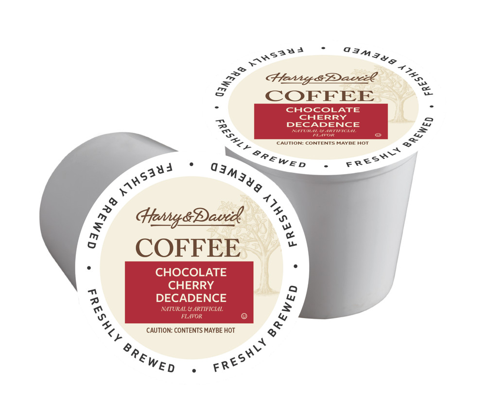 Harry&David Coffee Combo,Chocolate Cherry Decadence, Choc. Rasp. 2/18 ct boxes