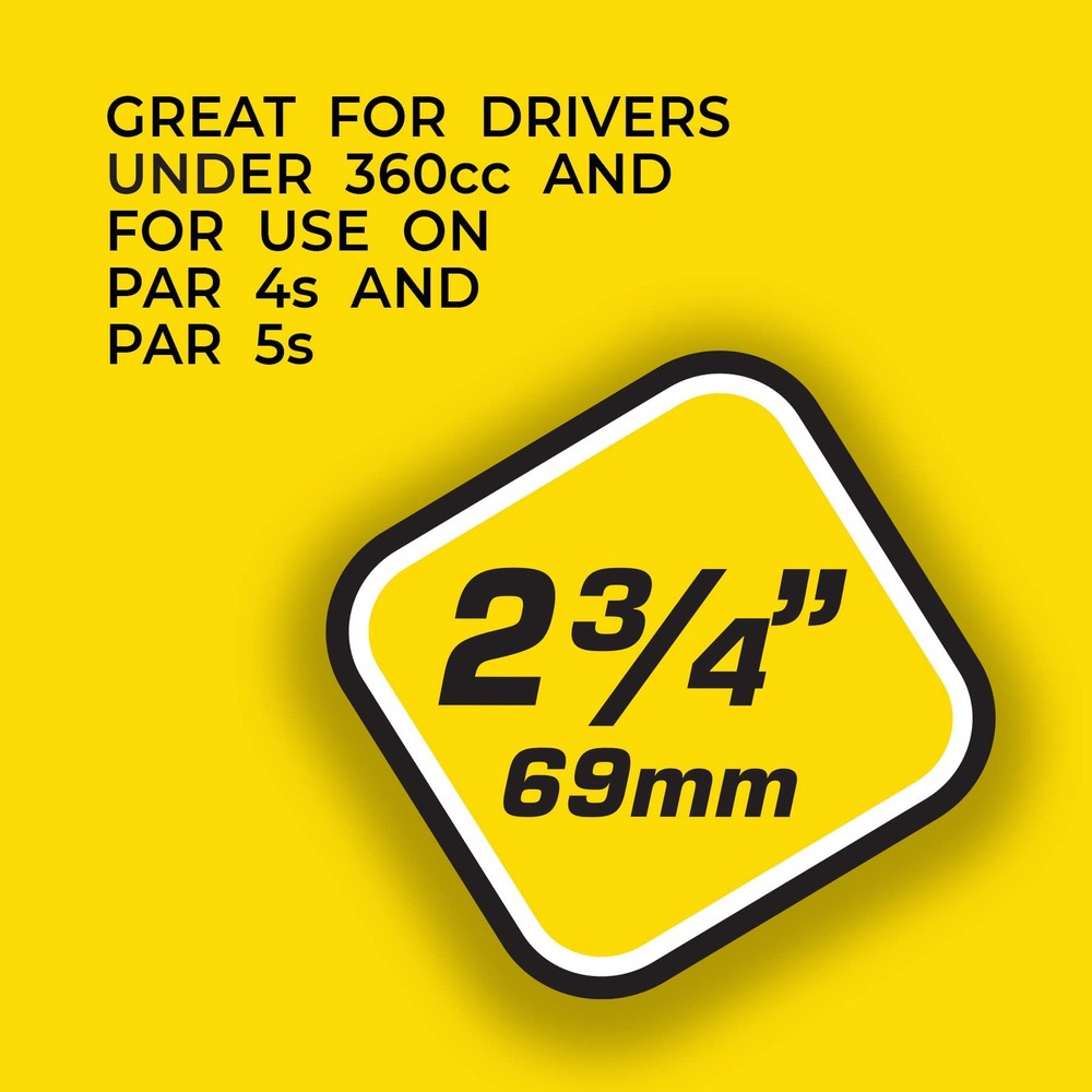 Pride Performance 2-3/4" White Golf Tee, 30 count 2.75,