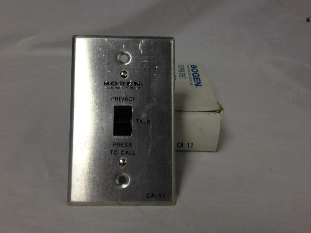 Bogen CA-11 Press To Call - Privacy 3 Position Intercom Switch