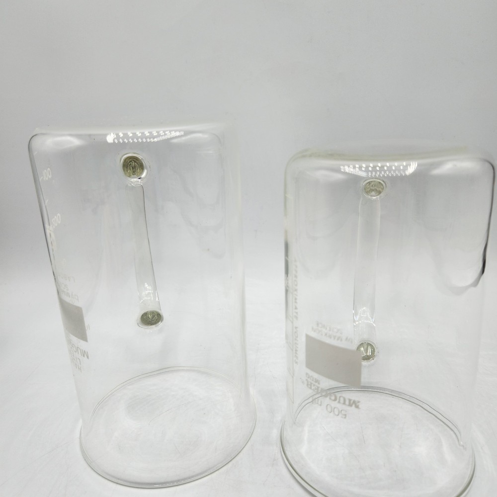 2 Markson Science Mugger Mug Beaker Style Lab Grade 500ml & 400ml