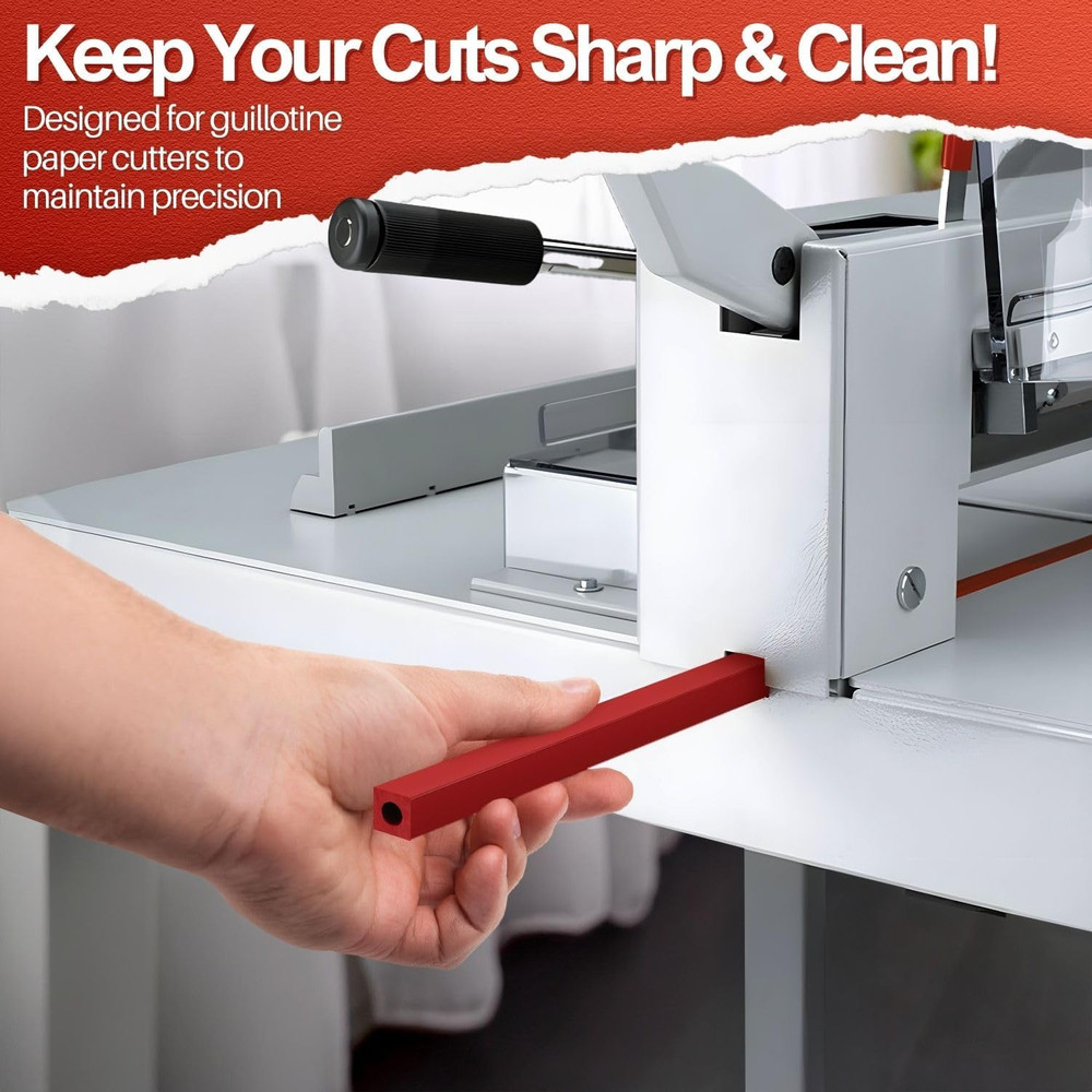 12" A4 Cutting Stick Replacement, Stack Paper Cutter Trimmer Blade Rubber Pad fo