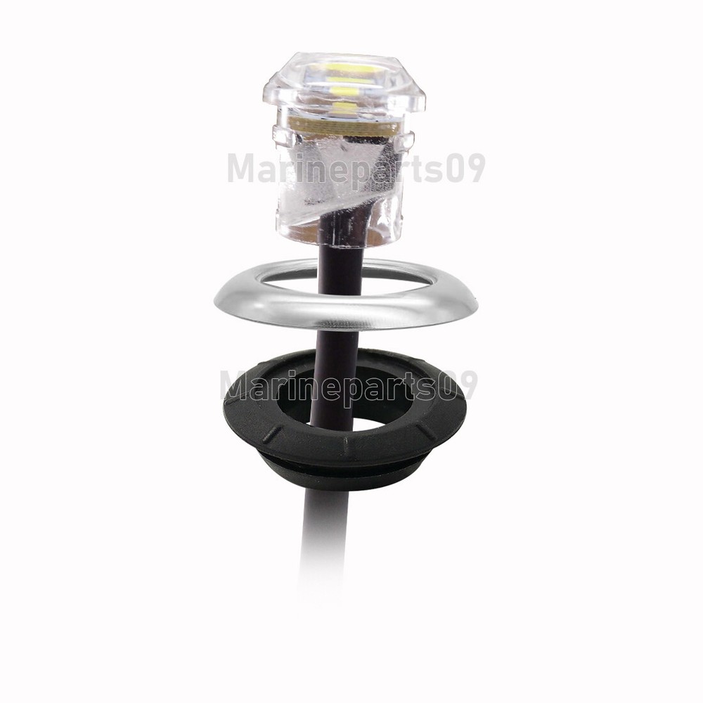 20x White Boat Deck Light LED Stainless Cabin Lighting Courtesy Lights