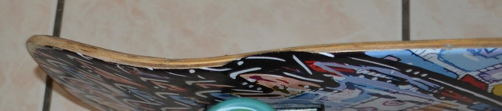 Punked skateboard with speed cruiser wheels