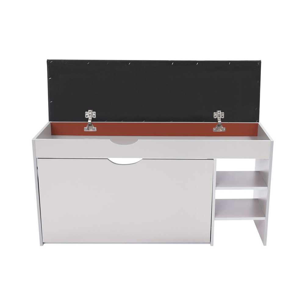 Shoe Organizer for Entryway Rectangle Shoe Storage Stool Shoe Stool for Entryway